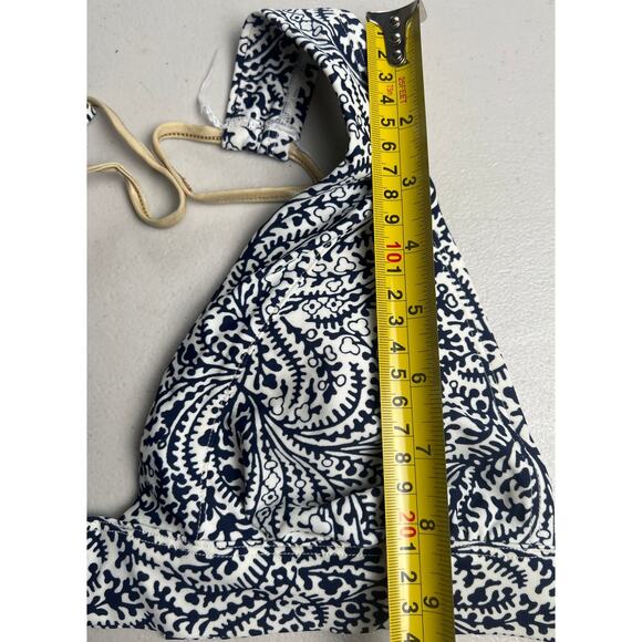 Aerie Large Swim Bikini Top Strappy Black White - Picture 5 of 5